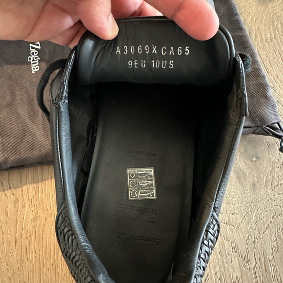 Ermenegildo Zegna Men’s leather sneakers - Picture 4 of 7